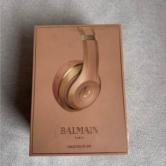 Beats by Dre Balmain Special Edition Gold Headphones